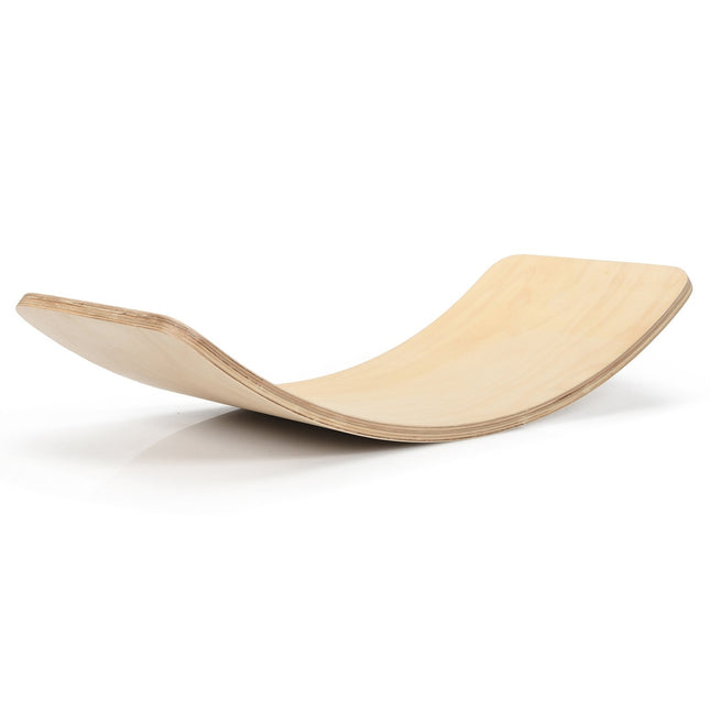 Balance Board Curvy Board Placa de echilibrare din lemn 90 x 30cm