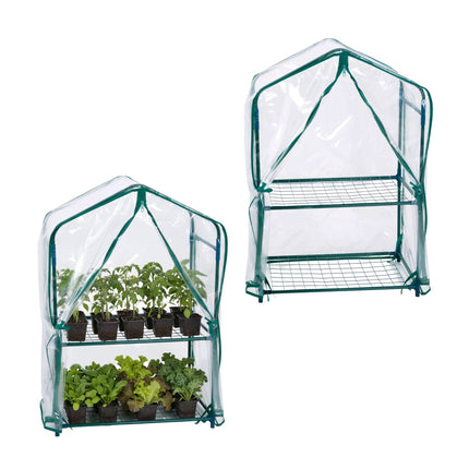 Seră de balcon cu capac din PVC și ușă rulantă