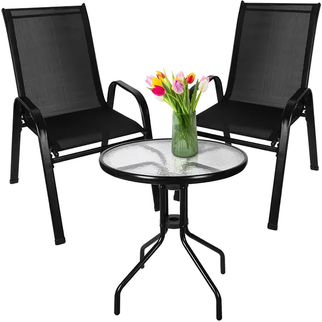 Set mobilier balcon - masa + 2 scaune 23461