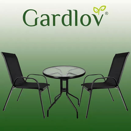 Balcony furniture set - table + 2 chairs 23461