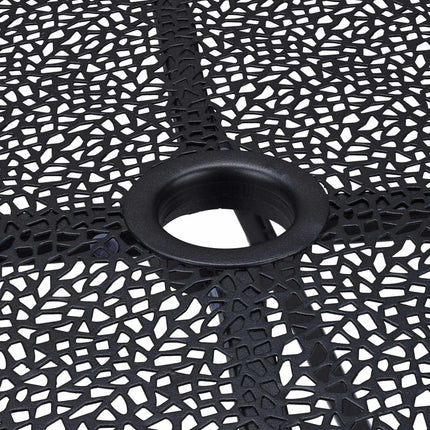 Masa de balcon pliabila neagra