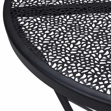 Masa de balcon pliabila neagra