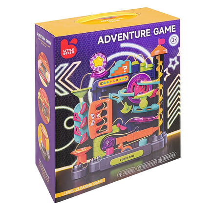 Ball Track Puzzle Game for Children with Joystick, 6 Metal Balls