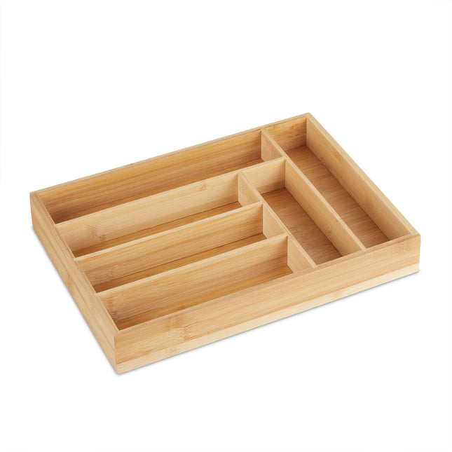 Tava pentru tacamuri din bambus 25,5 x 35,5 cm
