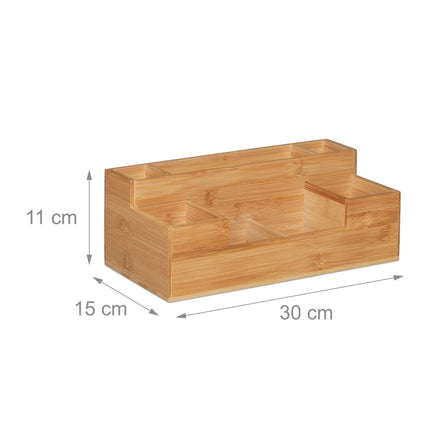 Bamboo Desk Organiser