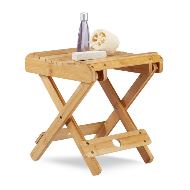 Bamboo Folding Footstool