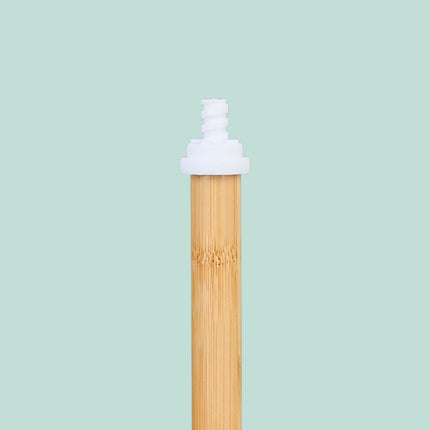 Bamboo & Metal Toilet Roll Holder Set – Freestanding