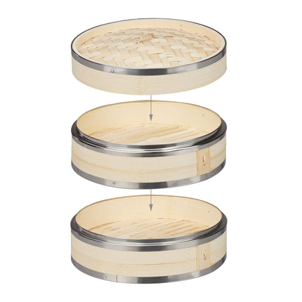 Bamboo Steamer 2 Tier