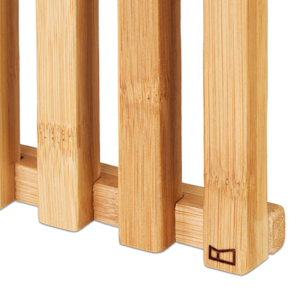Bamboo Storage Ottoman