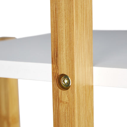 Bamboo and MDF Coat Rack