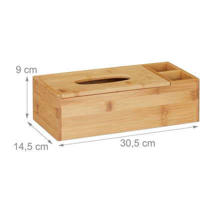 Dozator de pânză din bambus cu 2 compartimente