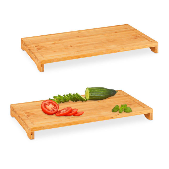 Placa de taiere din bambus - set de 2