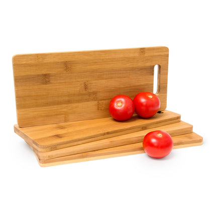 Bamboo cutting boards set of 4