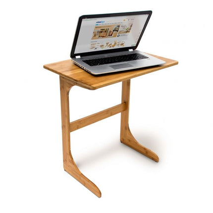 Masuta laterala pentru laptop din bambus