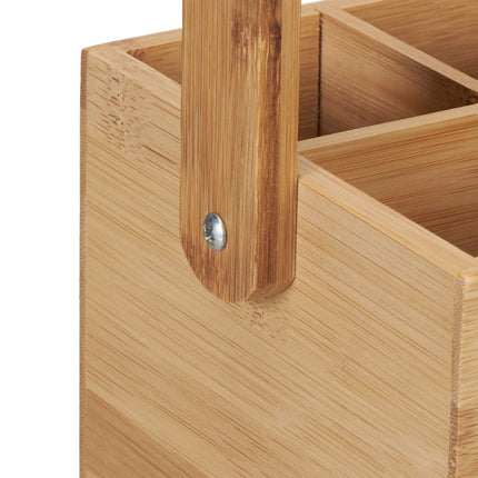 Organizator din bambus cu maner