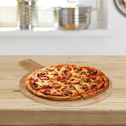 Tabla de pizza din bambus