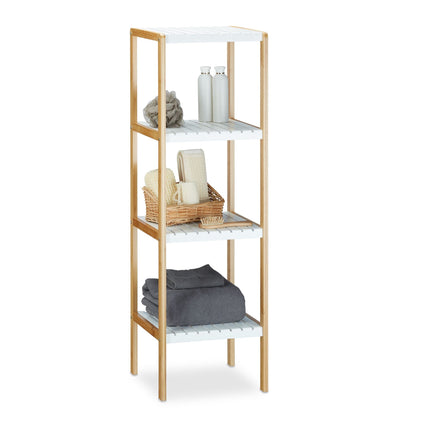 Bamboo shelf with 4 shelves
