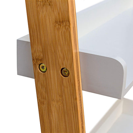 Bamboo step shelf