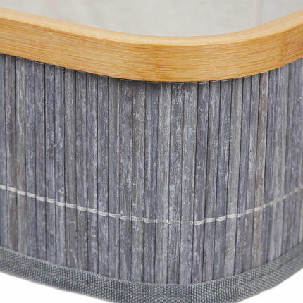 Bamboo storage baskets set of 3