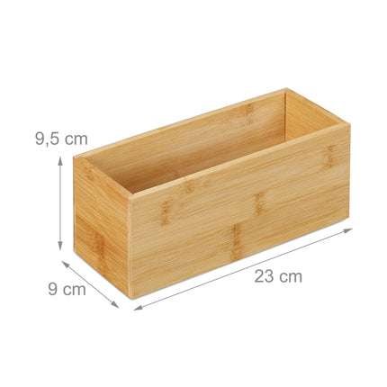 Bamboo storage box