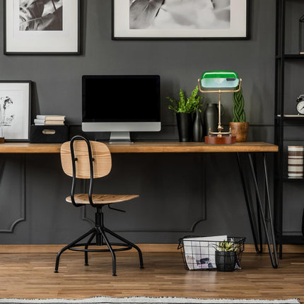 Lampa de bancher cu ecran verde