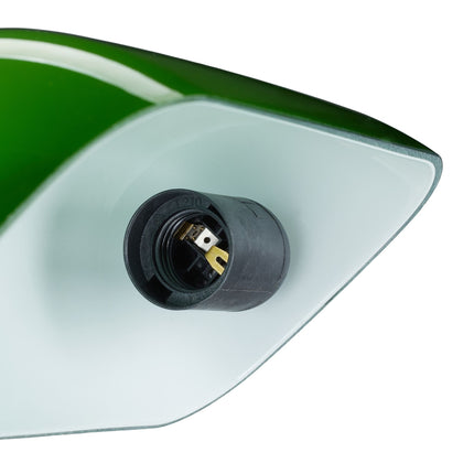 Lampa de bancher cu ecran verde
