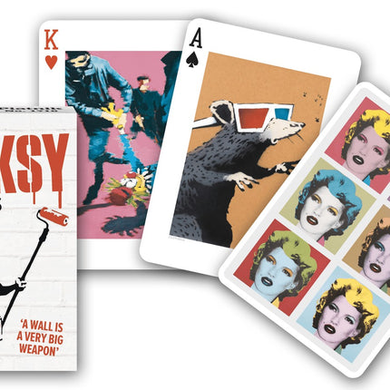 Cărți de joc Banksy, 54 de modele unice, dimensiune standard