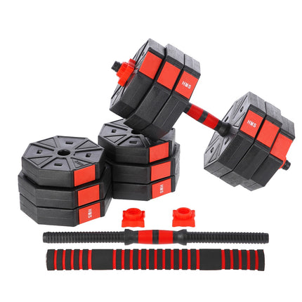 Set cu haltere și gantere, compozit, 30 kg