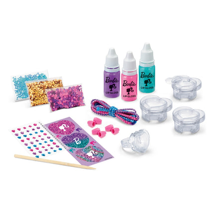 Set Barbie cu medalioane cu lip gloss Sparkling Sweet Heart