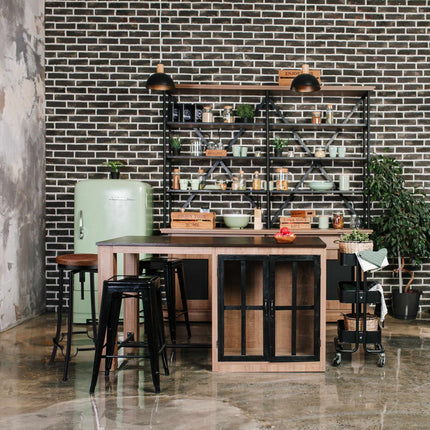 Scaun de bar industrial inalt