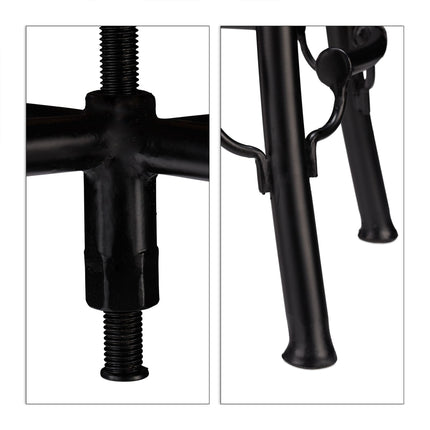 Scaun de bar industrial inalt