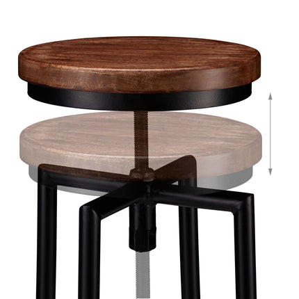 Scaun de bar industrial inalt