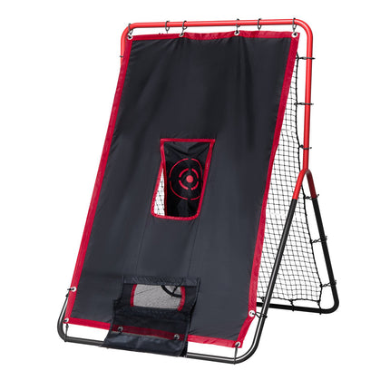 Baseball Softball Rebounder Net, 3 x 4.5 ft, 3-Zone