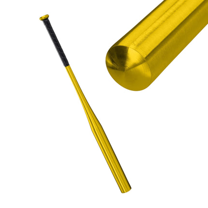 Bâtă de baseball din aluminiu auriu