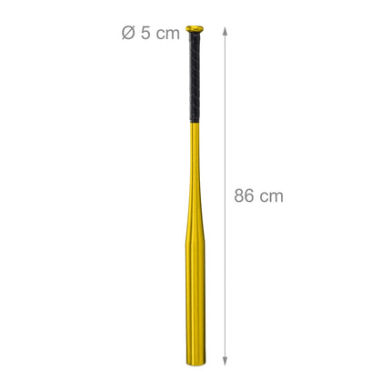 Bâtă de baseball din aluminiu auriu