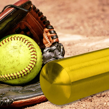 Bâtă de baseball din aluminiu auriu