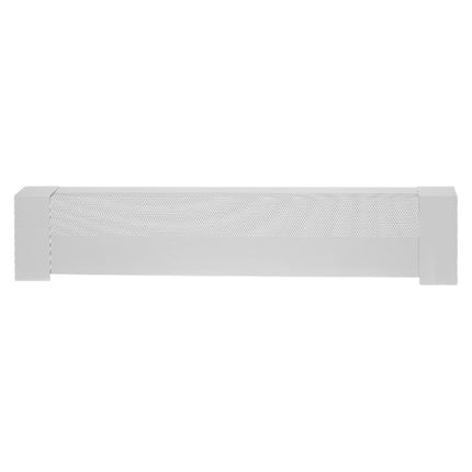 Baseboard Heater Cover Replacement, 3 ft Steel, White