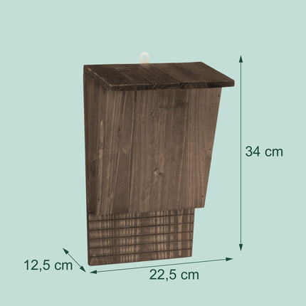 Set de 4 căsuțe pentru lilieci – Adăposturi din lemn pentru exterior