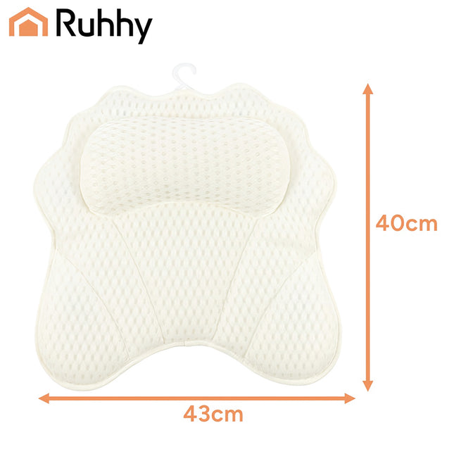 Pernă de baie cu ventuze – Uscare rapidă, ergonomică