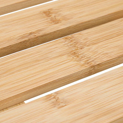 Bath mat in bamboo