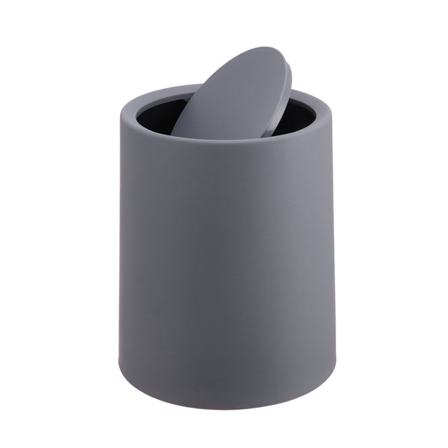 Coș de gunoi pentru baie cu capac basculant, 6 l, plastic