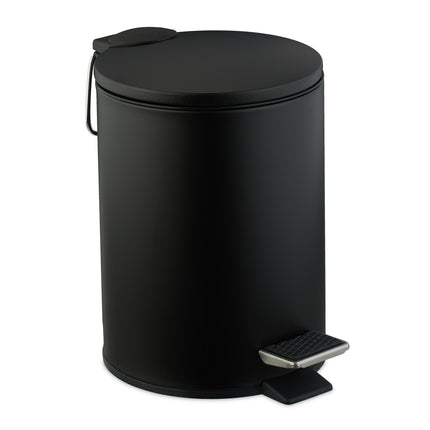 Coș de gunoi cu pedală pentru baie, 3L - Închidere silențioasă, Mâini libere