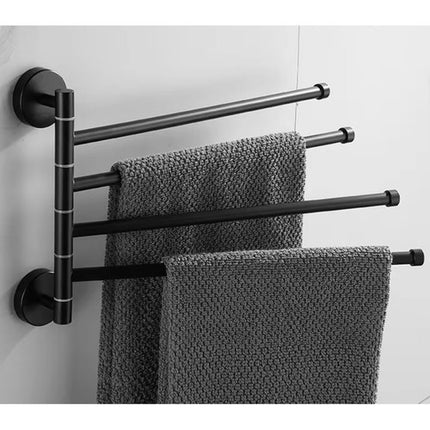 Suport pentru prosoape de baie - negru Ruhhy 24474
