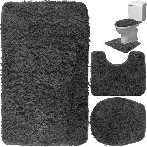 Covor baie - set - gri Ruhhy 22061