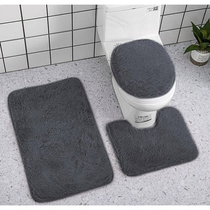 Covor baie - set - gri Ruhhy 22061
