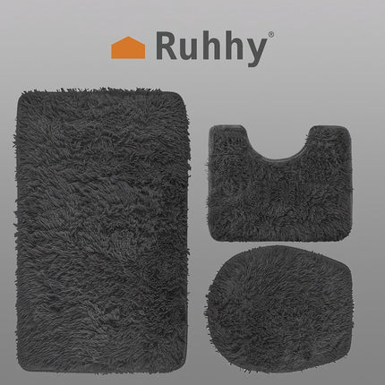 Covor baie - set - gri Ruhhy 24353