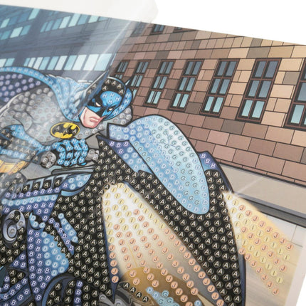 Carte de artă cu cristale Batman, 18 x 18 cm