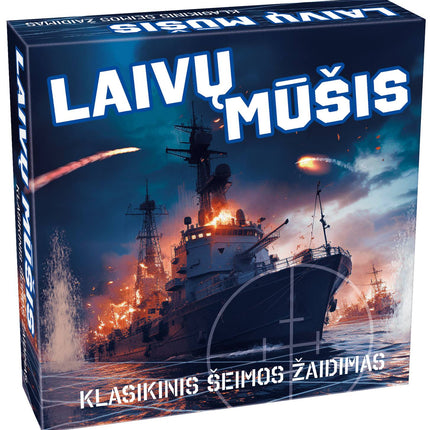 Joc de masă Battleship în ediția în limba lituaniană