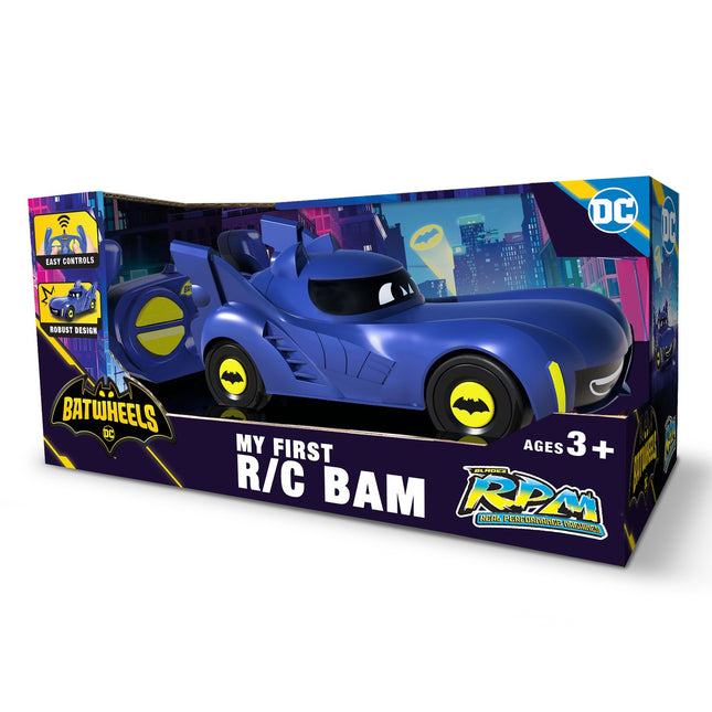 Mașină cu radiocomandă Batwheels My First RC Bam, 15 cm