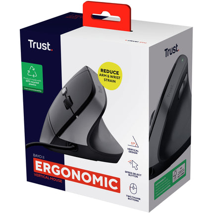Bayo II Ergonomic Mouse Black